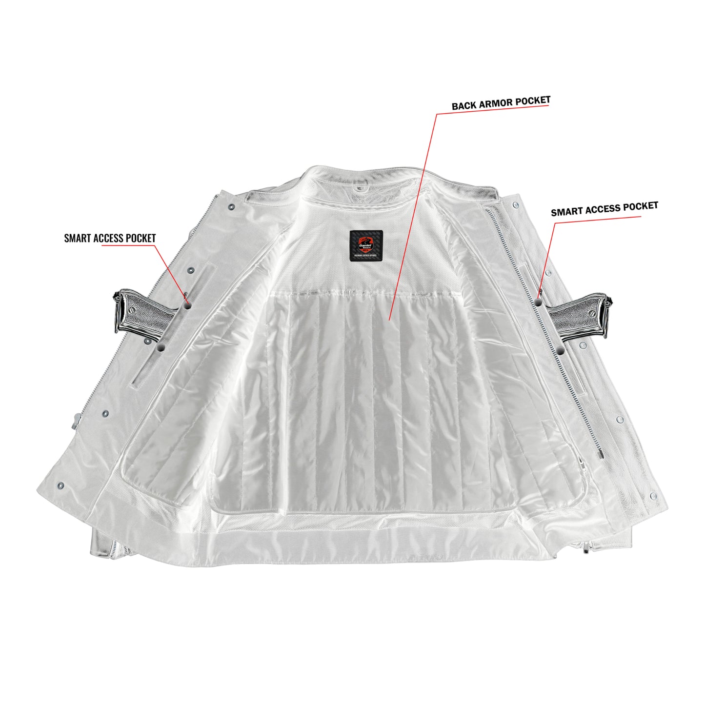 Blaze Runner™ Men's Leather Motorcycle Jacket
