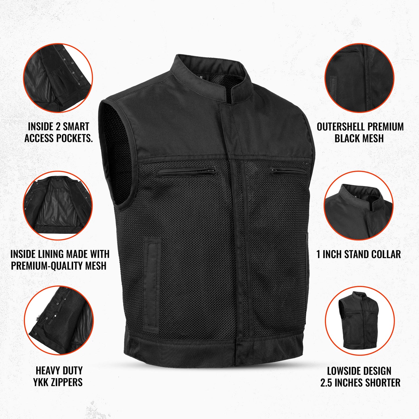 Free Spirit - Lowside Summer Spark Men's Mesh Vest