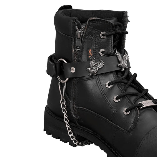 Boot Chain - Gunmetal Eagle Flight