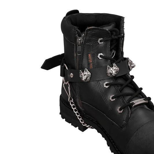Boot Chain - Silver Wolf Star