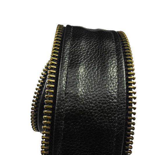 VXP504 Men's Black Universal Vest Expander Panel with Antique Zip