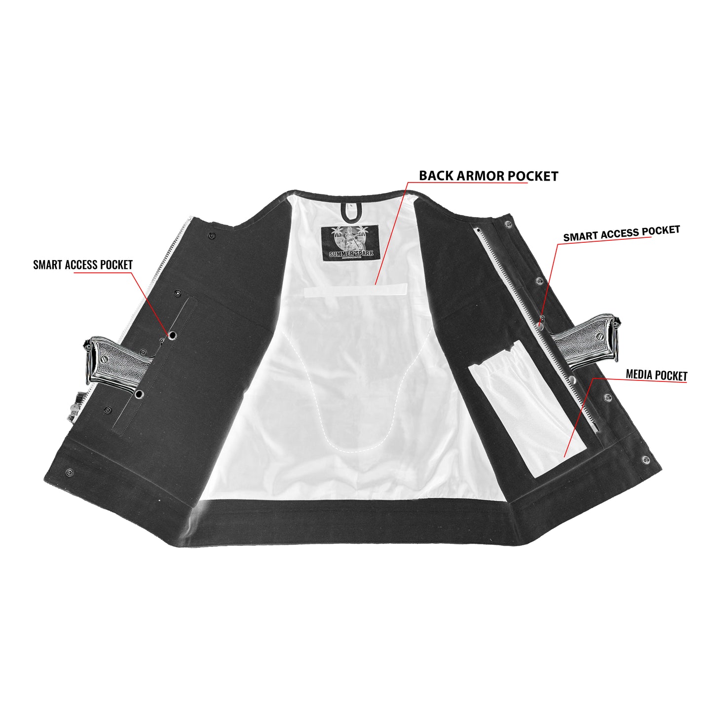 Sand Dawn - Men's Textile Vest