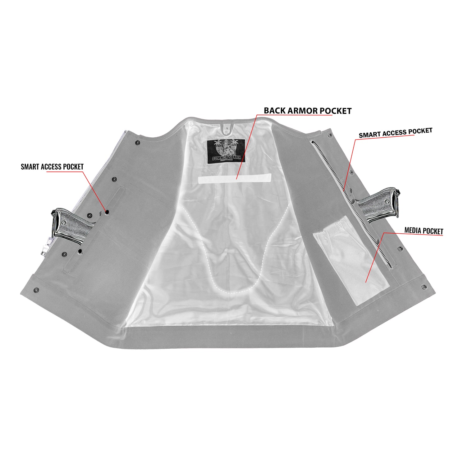 Lava Racer - Men's Canvas Vest