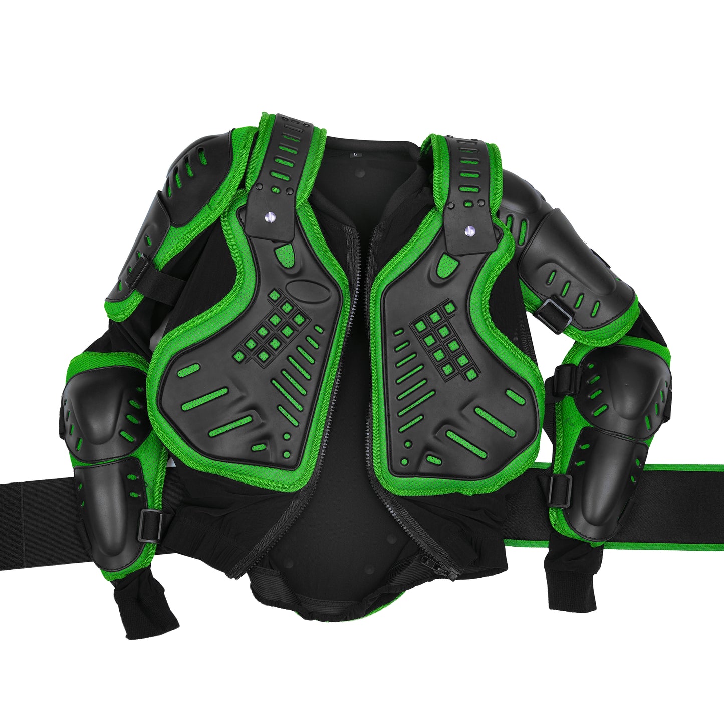 Motorcycle Full Body Armor - CE-2 Level - Green