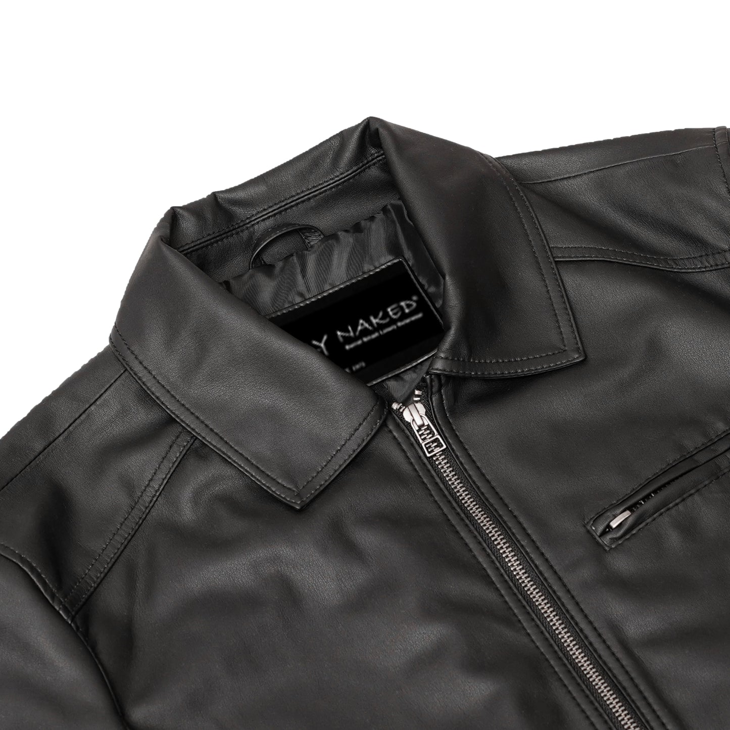 Cendro – Men’s Faux Leather Motorcycle Jacket