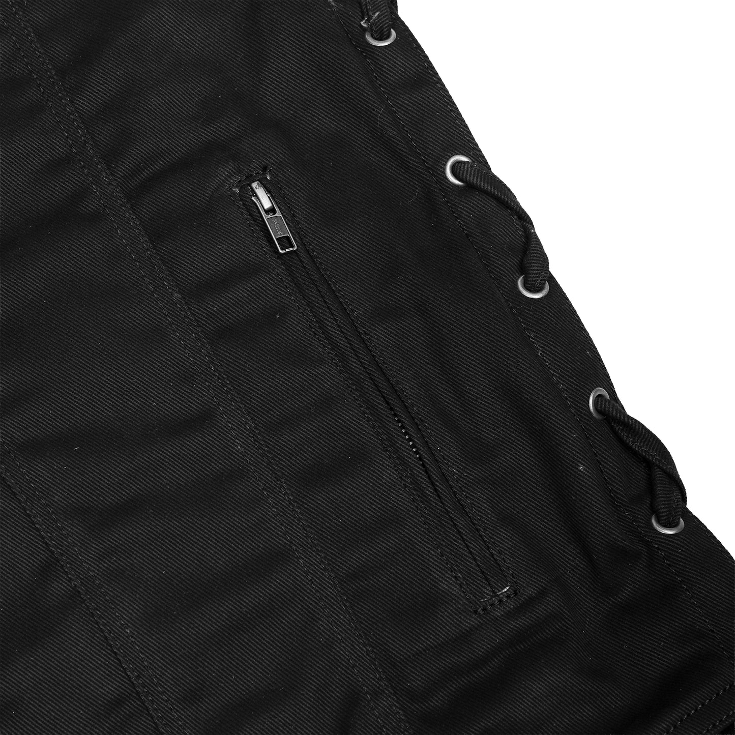 DM905BK Men's Single Back Panel Concealed Carry Denim Vest