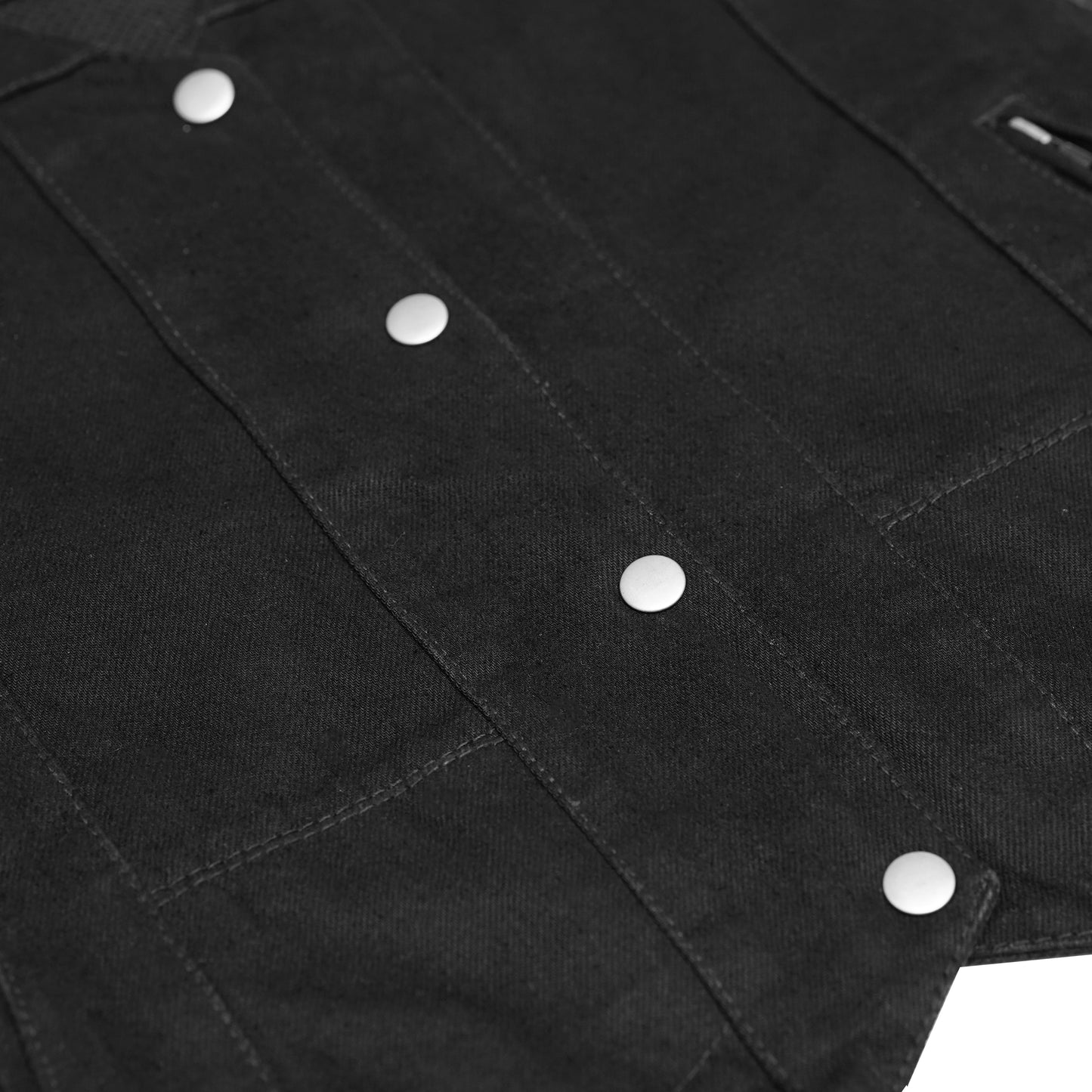 DM906BK Women's Single Back Panel Concealed Carry Denim Vest