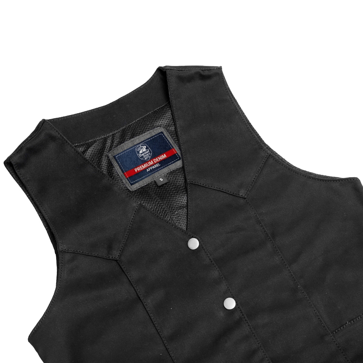 KICKSTER Men's Denim Motorcycle Vest