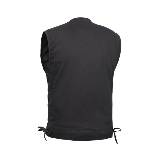 DM978 Denim Material, Upgraded Style Gun Pockets, All black construct