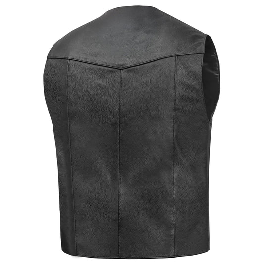 DS104 Men's Plain Side Economy Vest