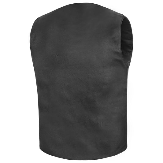 Singra Men's Motorcycle Leather Vest