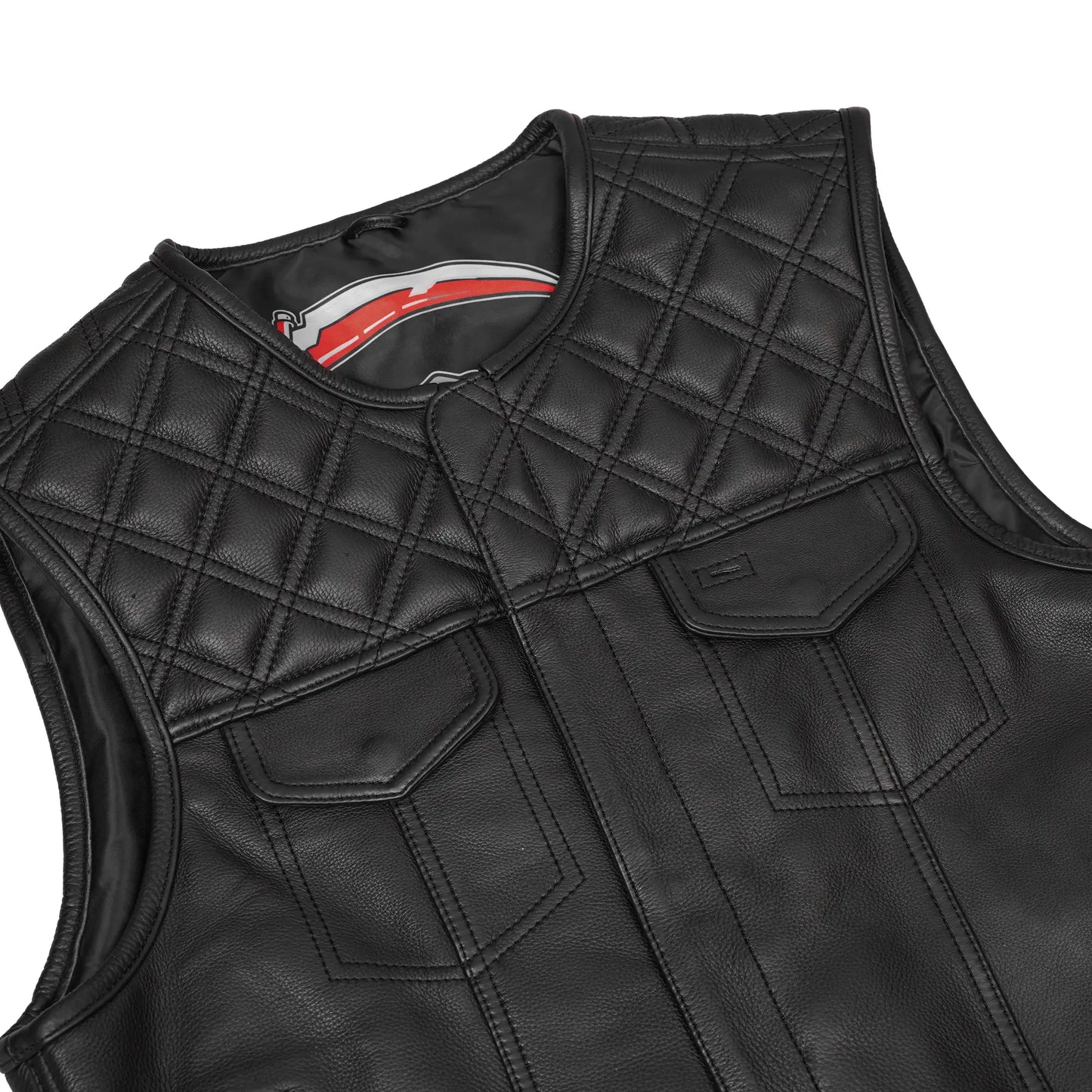 Emberline Drifter - Men’s Leather Motorcycle Vest