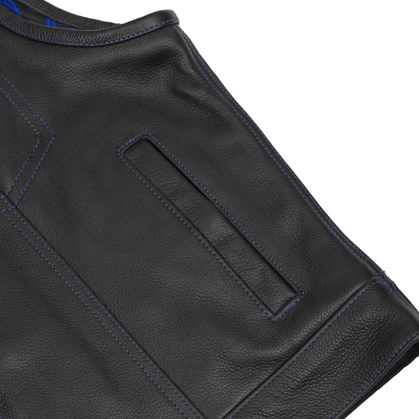Darkpulse - Men’s Leather Motorcycle Vest
