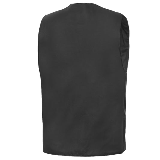 DS141 Men's Single Back Panel Concealed Carry Vest (Buffalo Nickel Sn