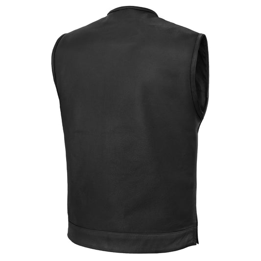 DS177 Upgraded Style Gun Pockets, Hidden #10" Black Metal Zipper, Side Zippers
