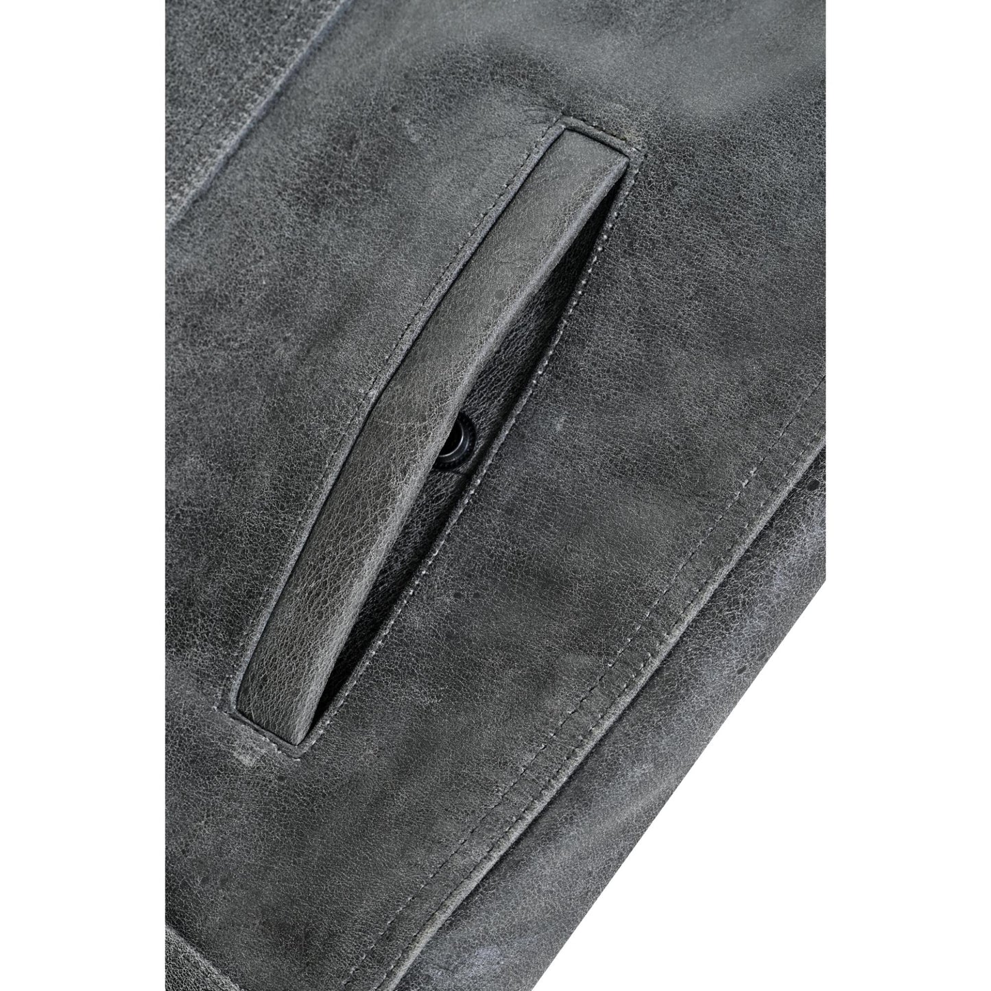 DS191V Concealed Snaps, Premium Naked Cowhide, Hidden Zipper, w/o Col
