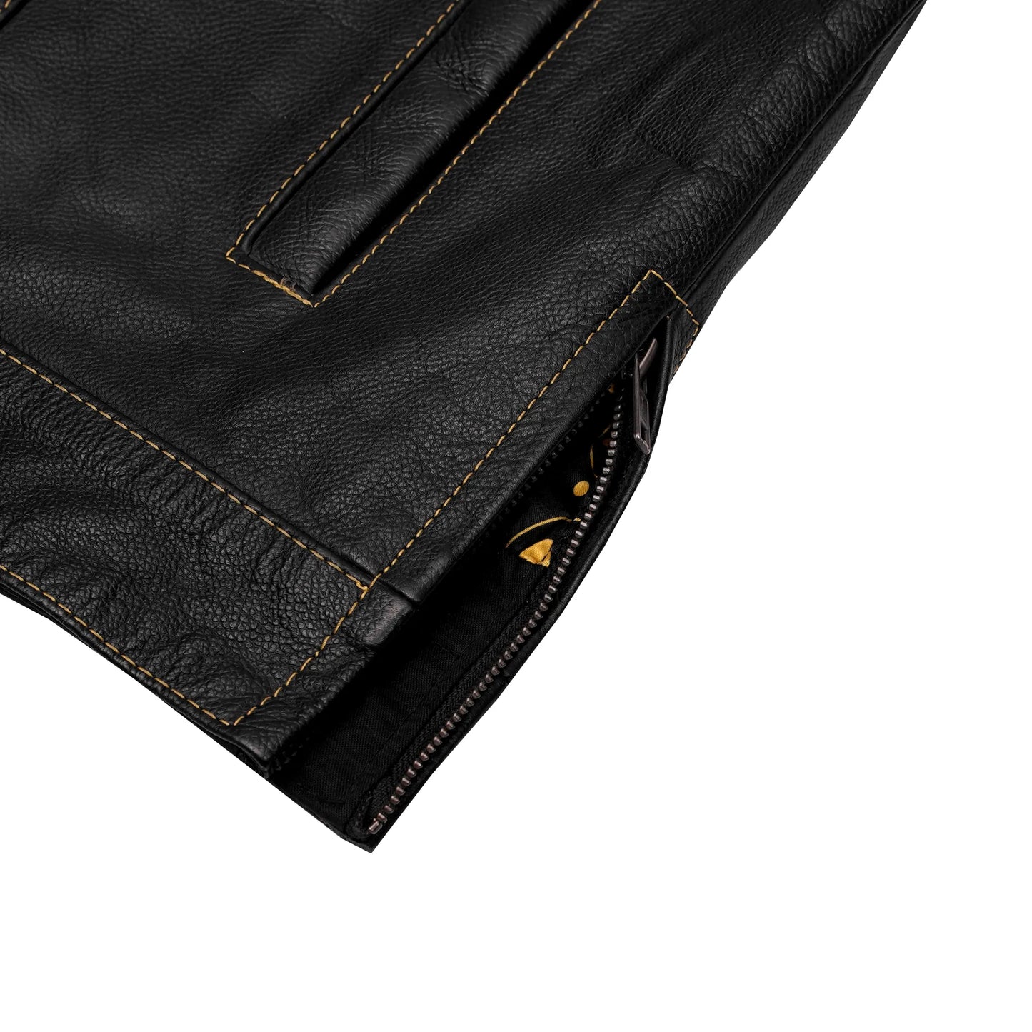 Auric™ Men's Motorcycle Leather Vest