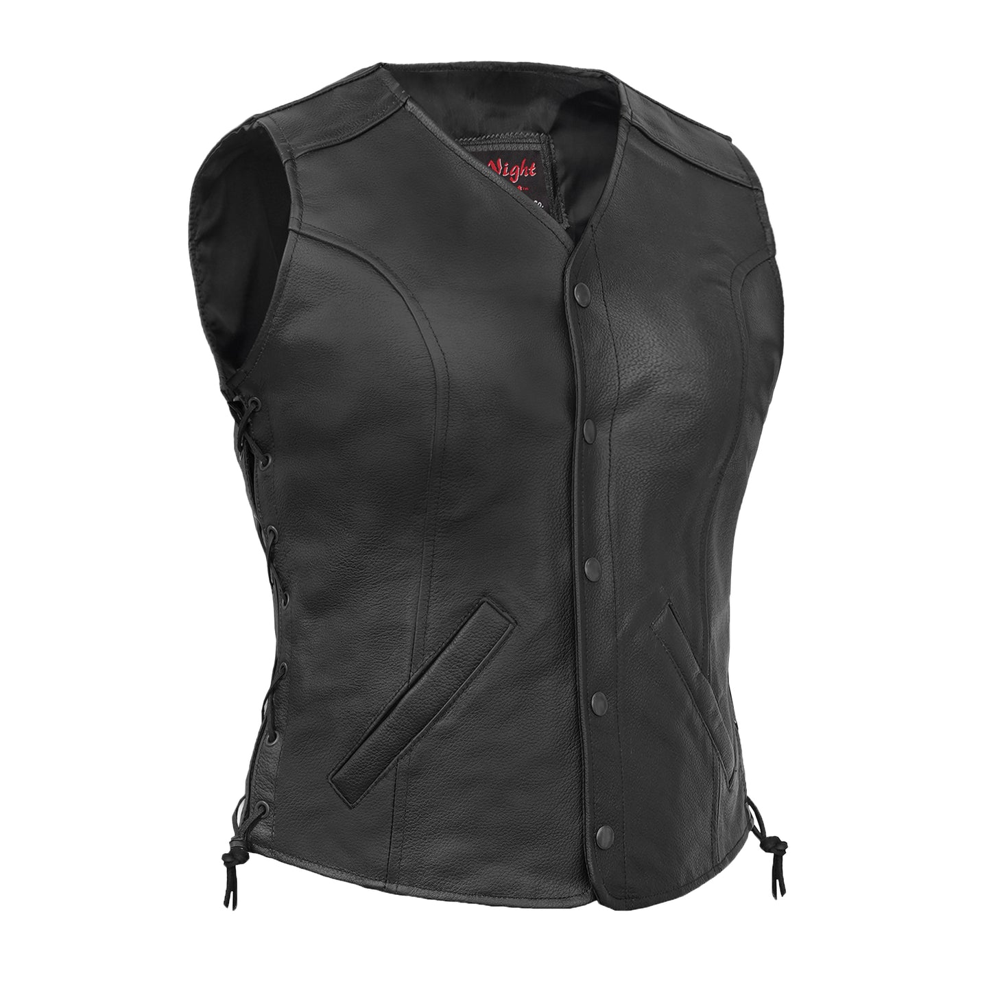 DS206 Women's Stylish Longer Body 3/4 Vest - Side Laces
