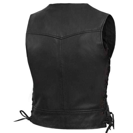 DS241 Women's Lightweight Vest with Rivets Detailing
