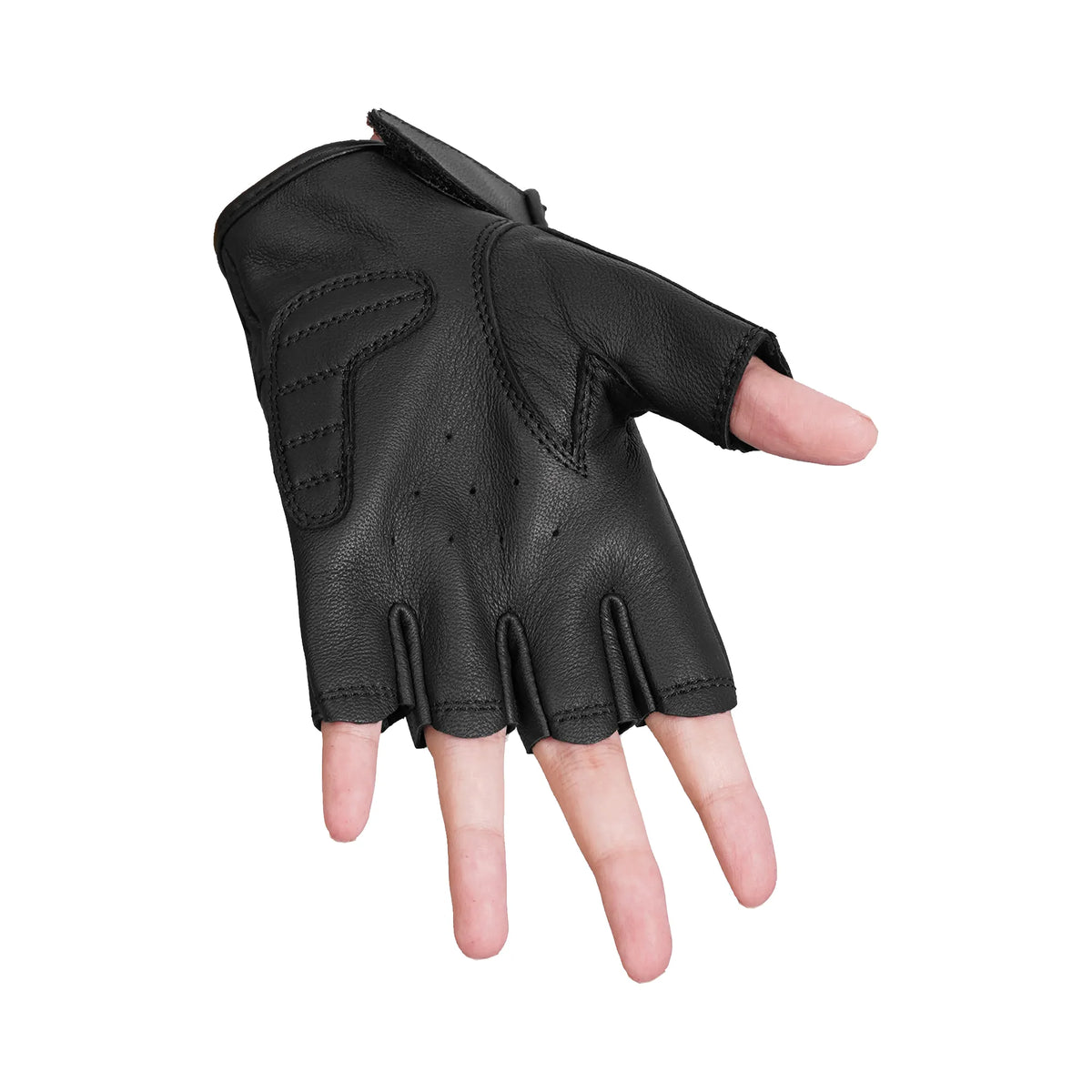 DS36 Women's Embroidered Fingerless Glove