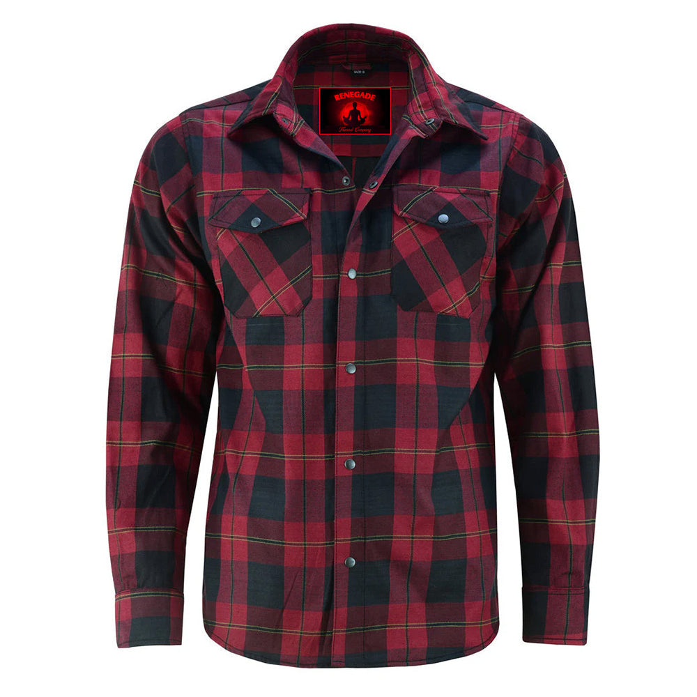 Flannel Shirt - Red and Black LVAD Gear Flannel