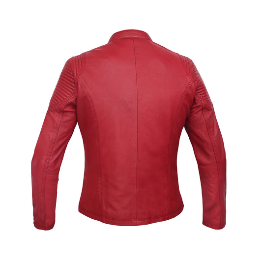 DS5501 Cabernet - Women's Fashion Leather Jacket