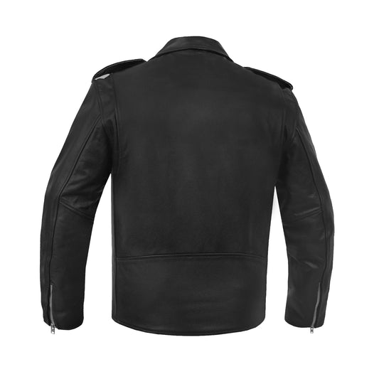 Vintara™ Men's Leather Motorcycle Jacket