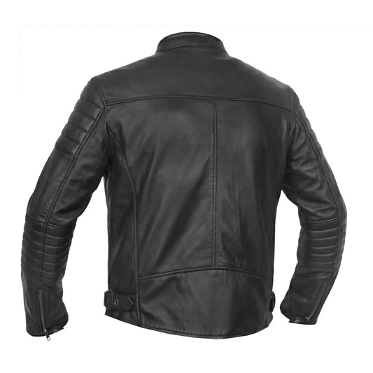 Dagger™ Men's Leather Motorcycle Jacket
