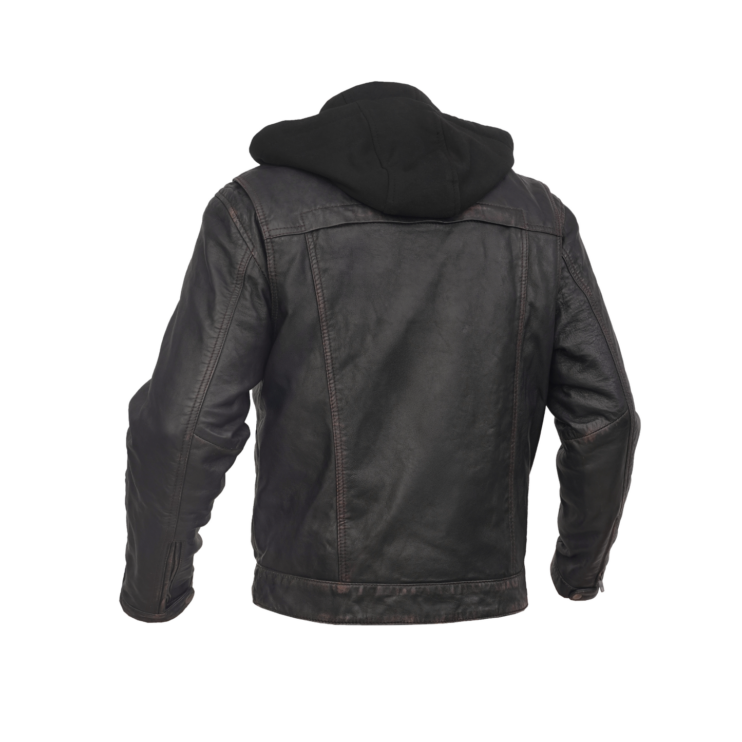 DS782 Men's Lightweight Drum Dyed Distressed Naked Lambskin Jacket