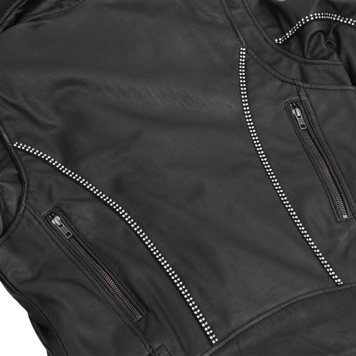 Velmora - Women’s Leather Motorcycle Jacket