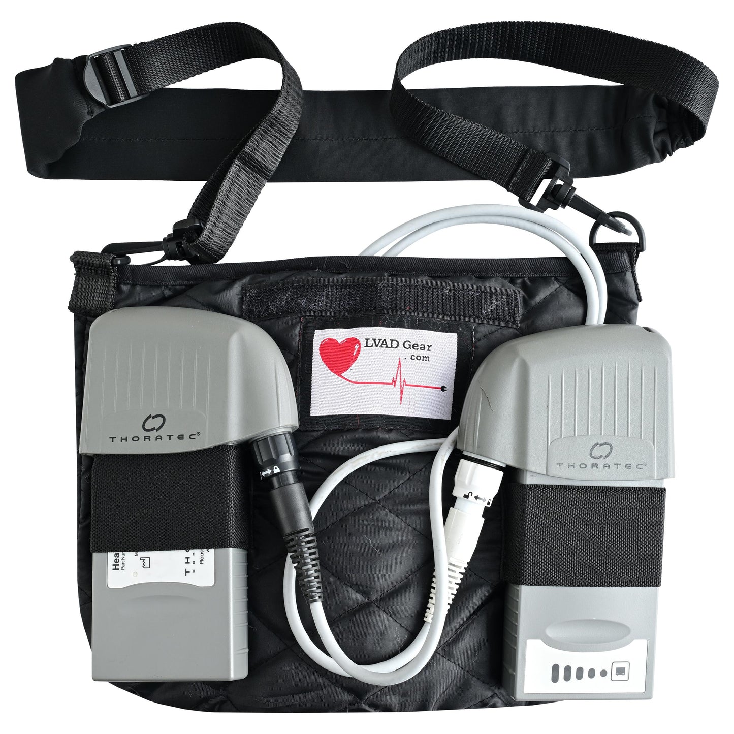 LVAD Flannel Grey Bag LVAD Gear