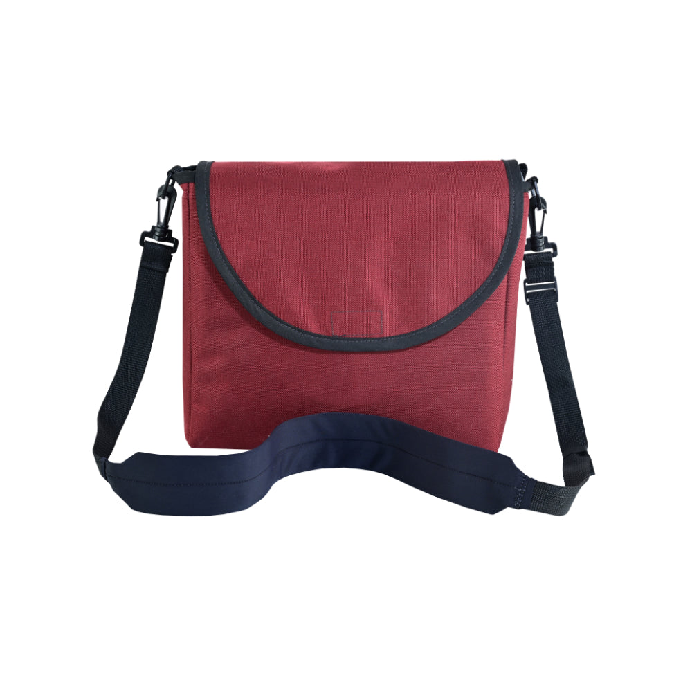 LVAD Messenger Bags–Wine Canvas LVAD Gear
