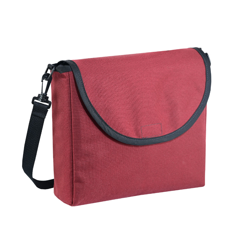 LVAD Messenger Bags–Wine Canvas LVAD Gear
