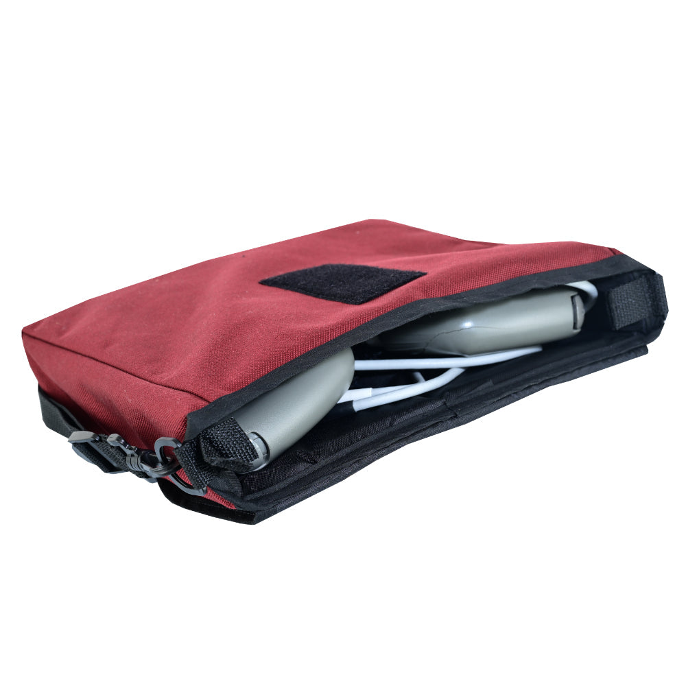 LVAD Messenger Bags–Wine Canvas LVAD Gear