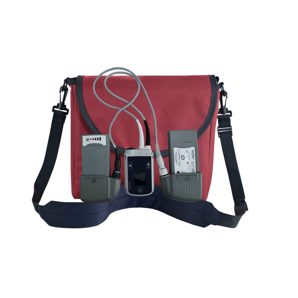 LVAD Messenger Bags–Wine Canvas LVAD Gear