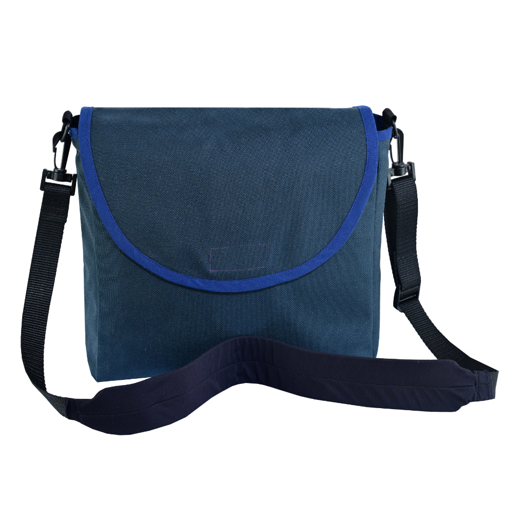 LVAD Messenger Bags–Navy Canvas LVAD Gear