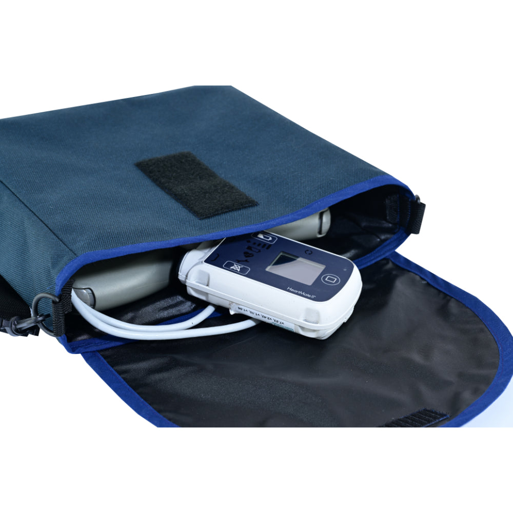 LVAD Messenger Bags–Navy Canvas LVAD Gear