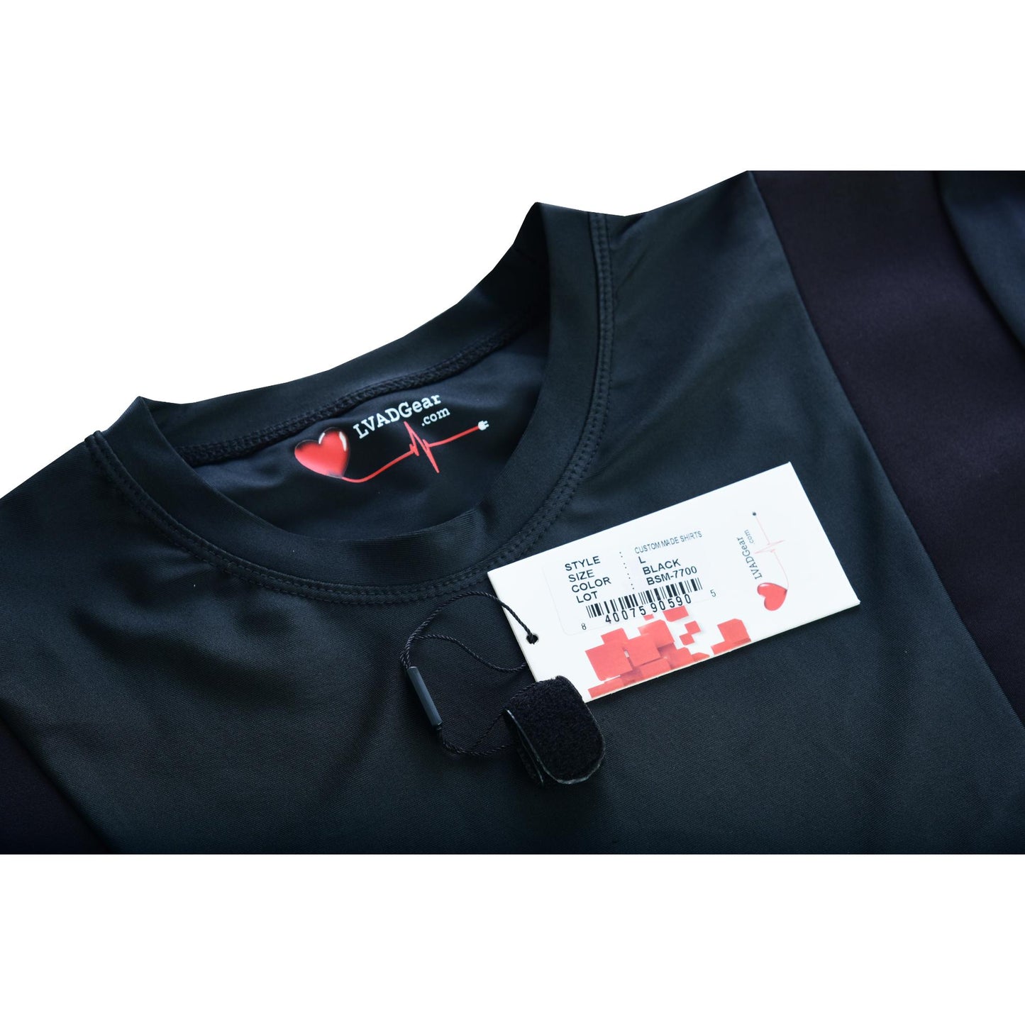 LVAD HeartMate Men Shirt Black LVAD Gear