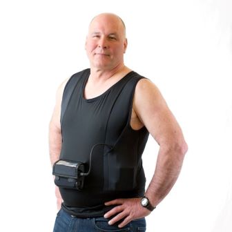 LVAD Men Tank Top for HeartWare Black LVAD Gear