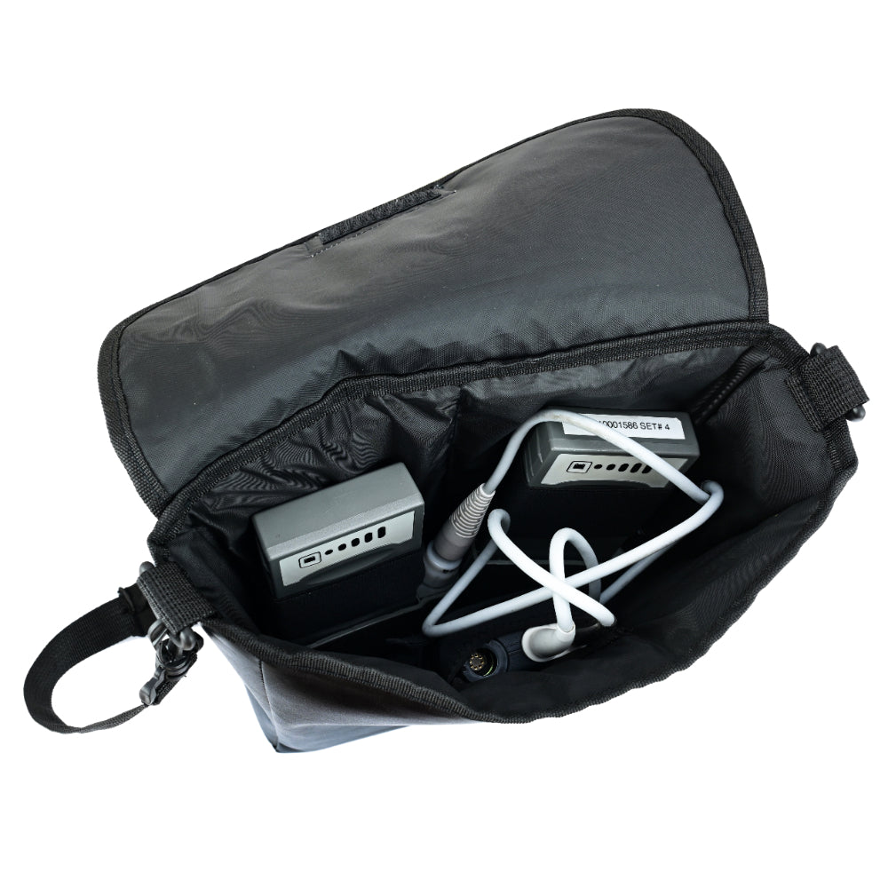LVAD Messenger Bags–Black Vinyl LVAD Gear