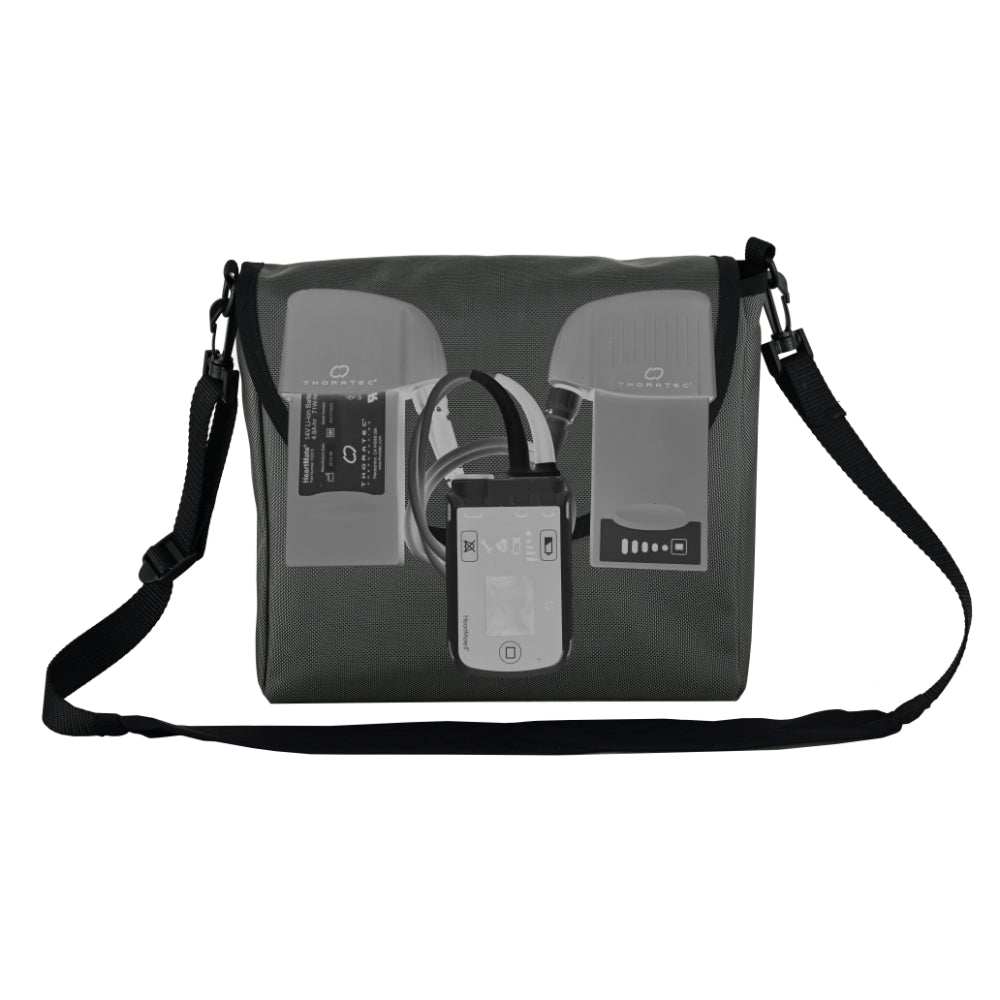 LVAD Messenger Bags–Gray Canvas LVAD Gear