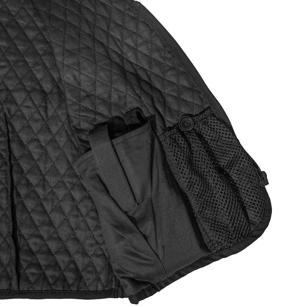 LVAD Women Black Quilted Vest LVAD Gear