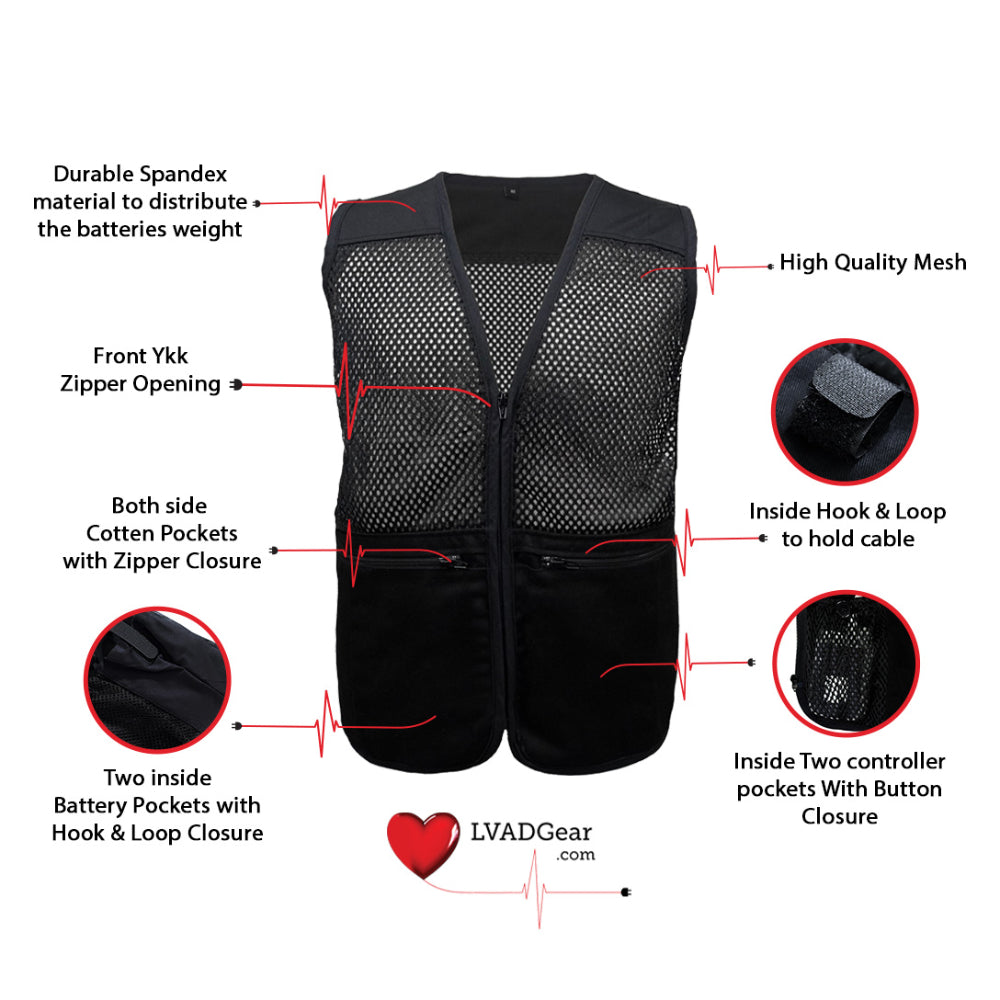 LVAD ActiveLife Vest LVAD Gear