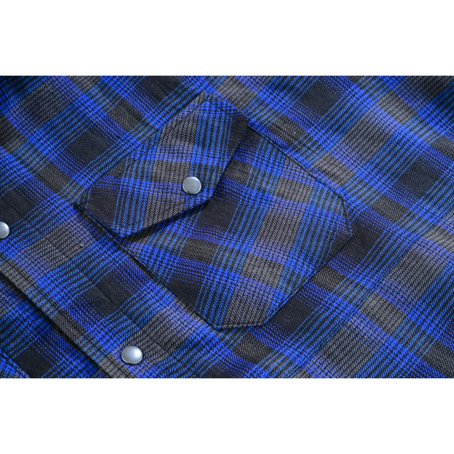 LVAD Men’s Flannel Shirt Daze Blue & Black LVAD Gear