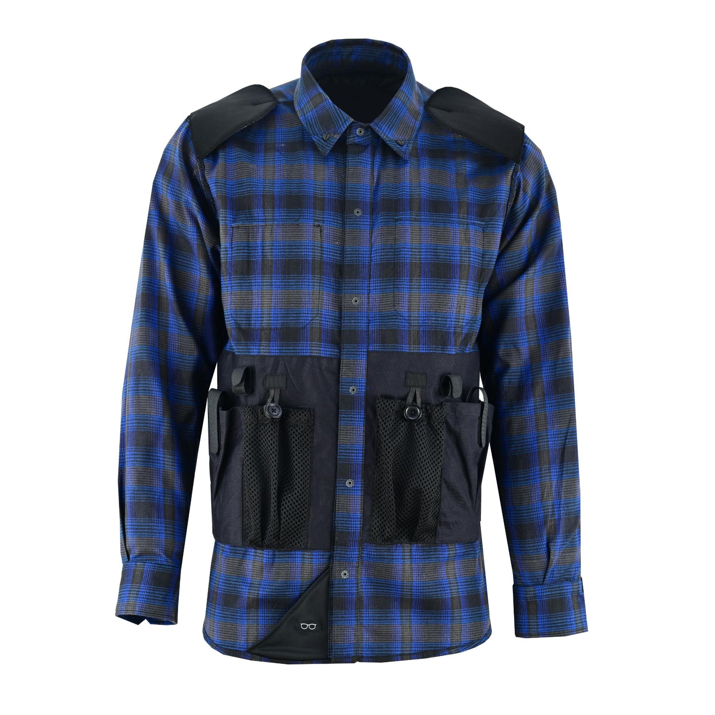 LVAD Men’s Flannel Shirt Daze Blue & Black LVAD Gear