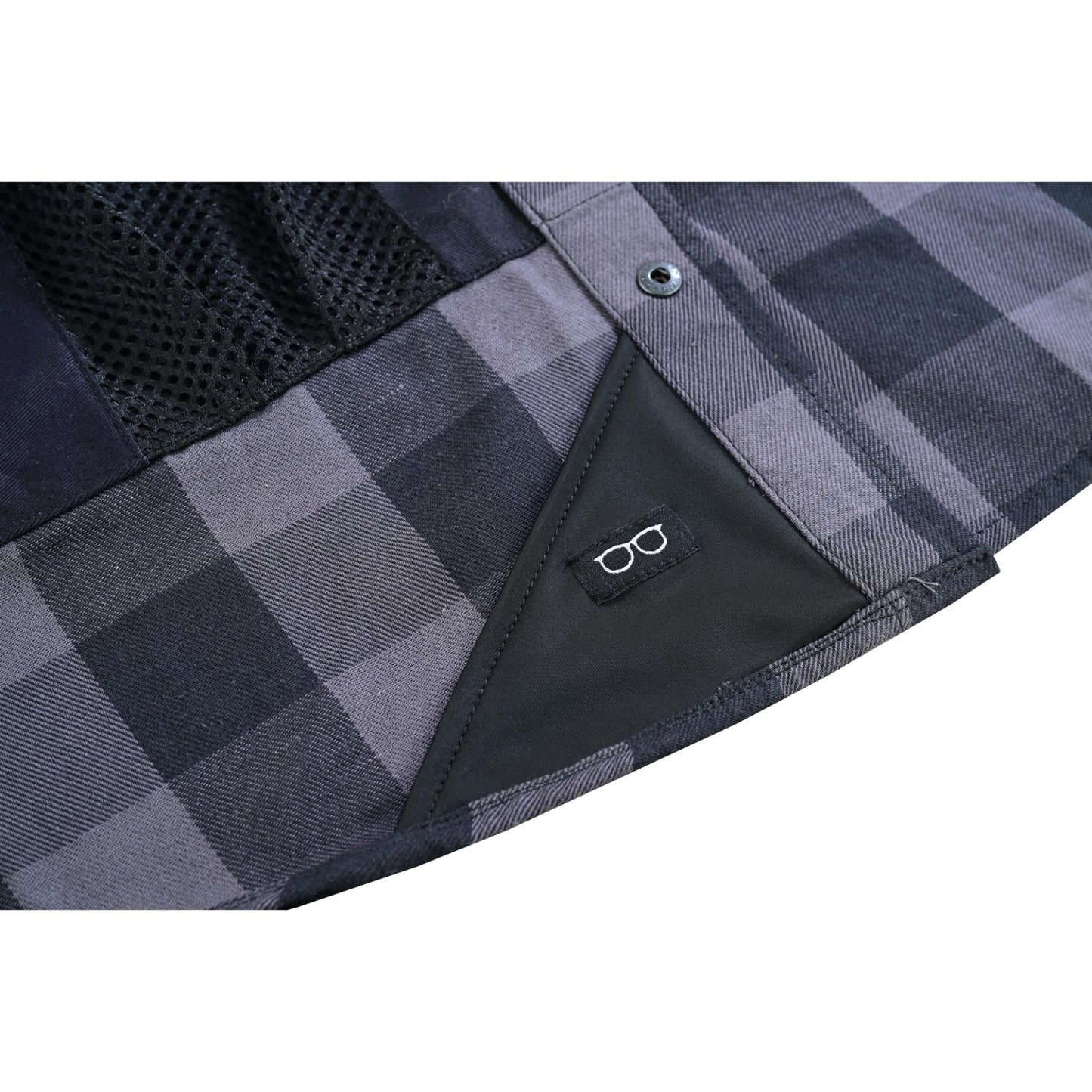 LVAD Men’s Flannel Shirt Gray & Black LVAD Gear