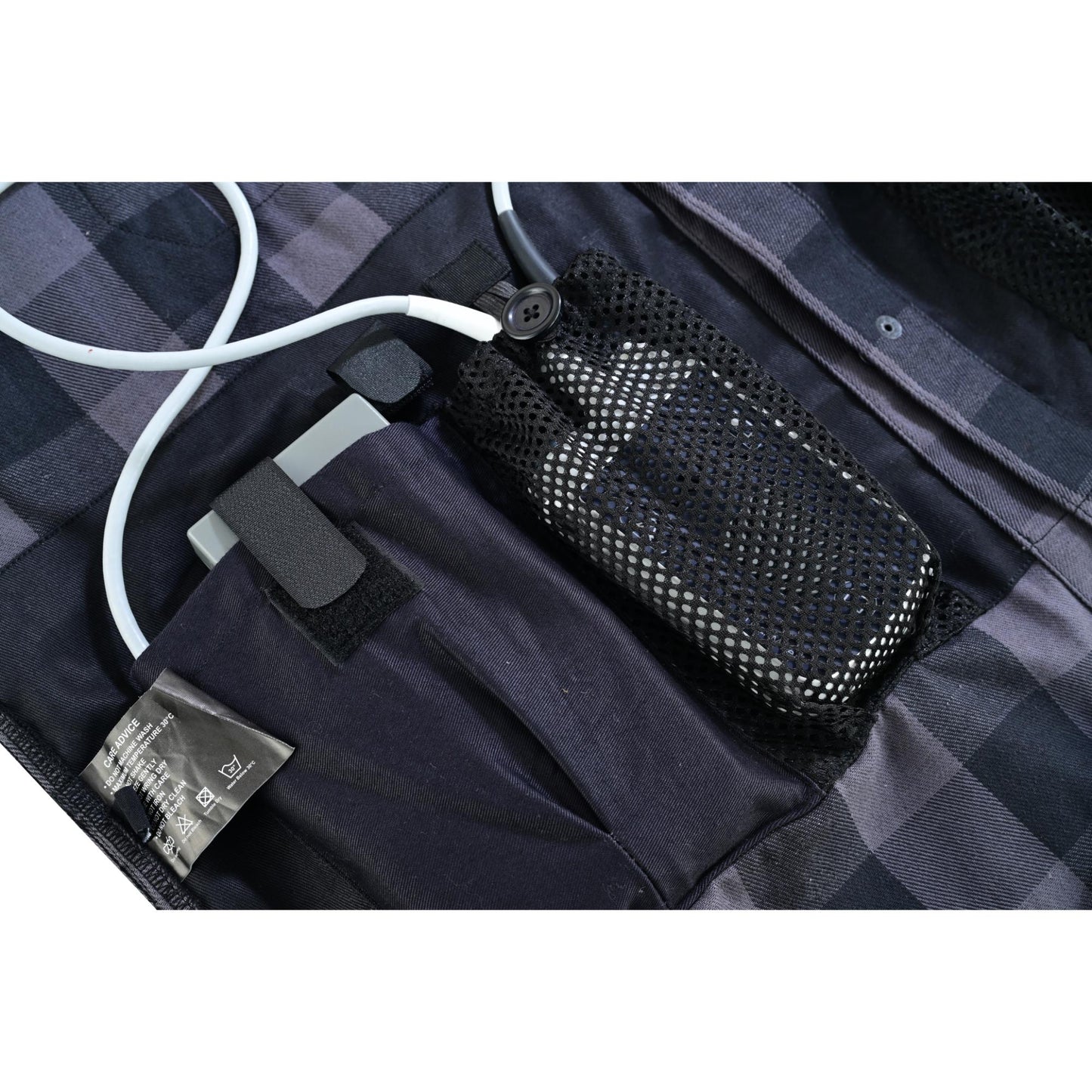LVAD Men’s Flannel Shirt Gray & Black LVAD Gear
