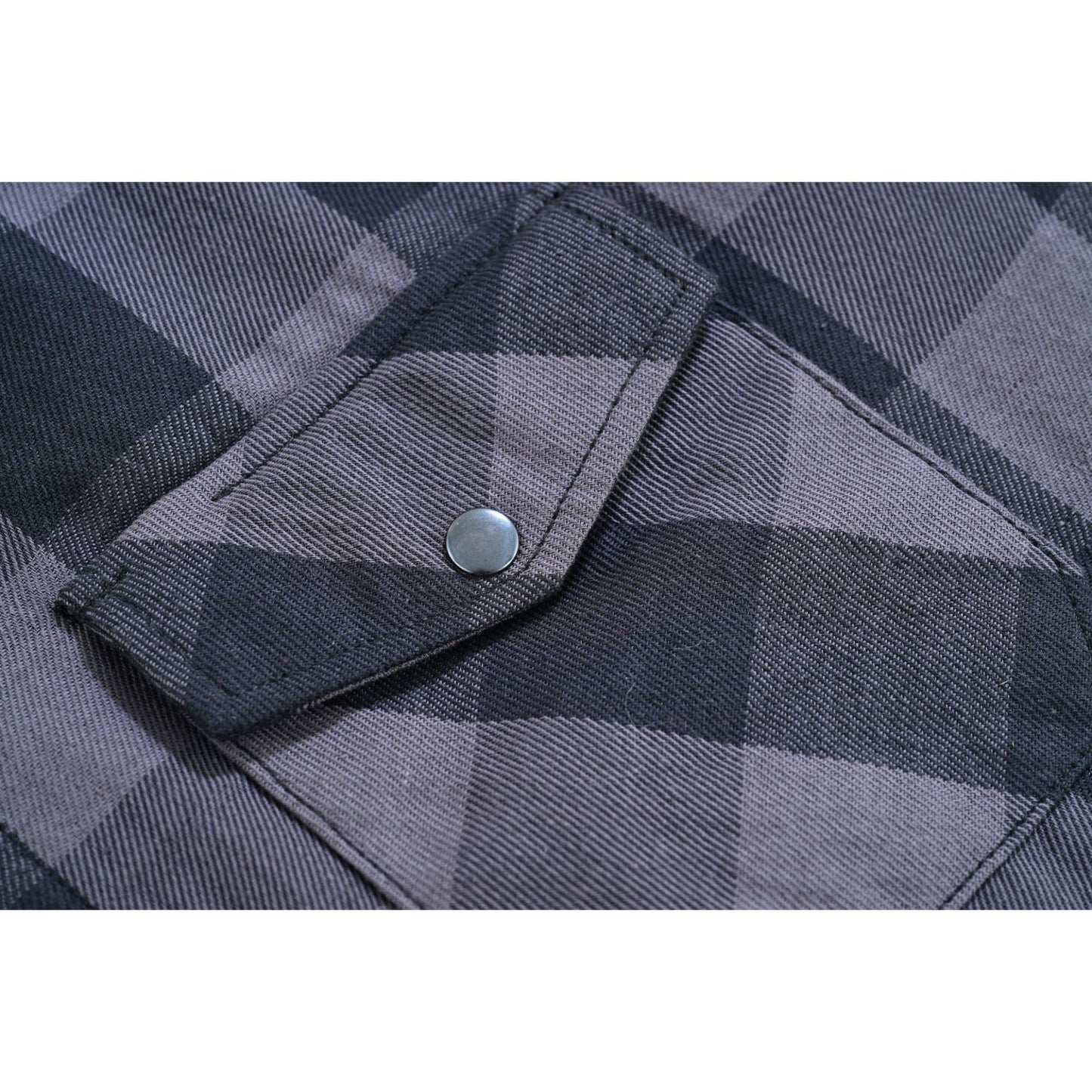 LVAD Men’s Flannel Shirt Gray & Black LVAD Gear
