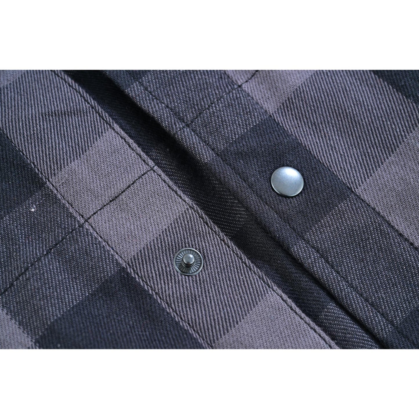LVAD Men’s Flannel Shirt Gray & Black LVAD Gear