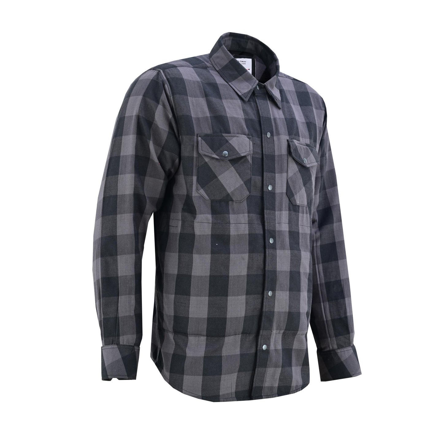 LVAD Men’s Flannel Shirt Gray & Black LVAD Gear